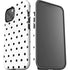 White and Black Polka Dots iPhone 15 Impact Case